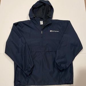 Champion Half-Zip Windbreaker Jacket Size L